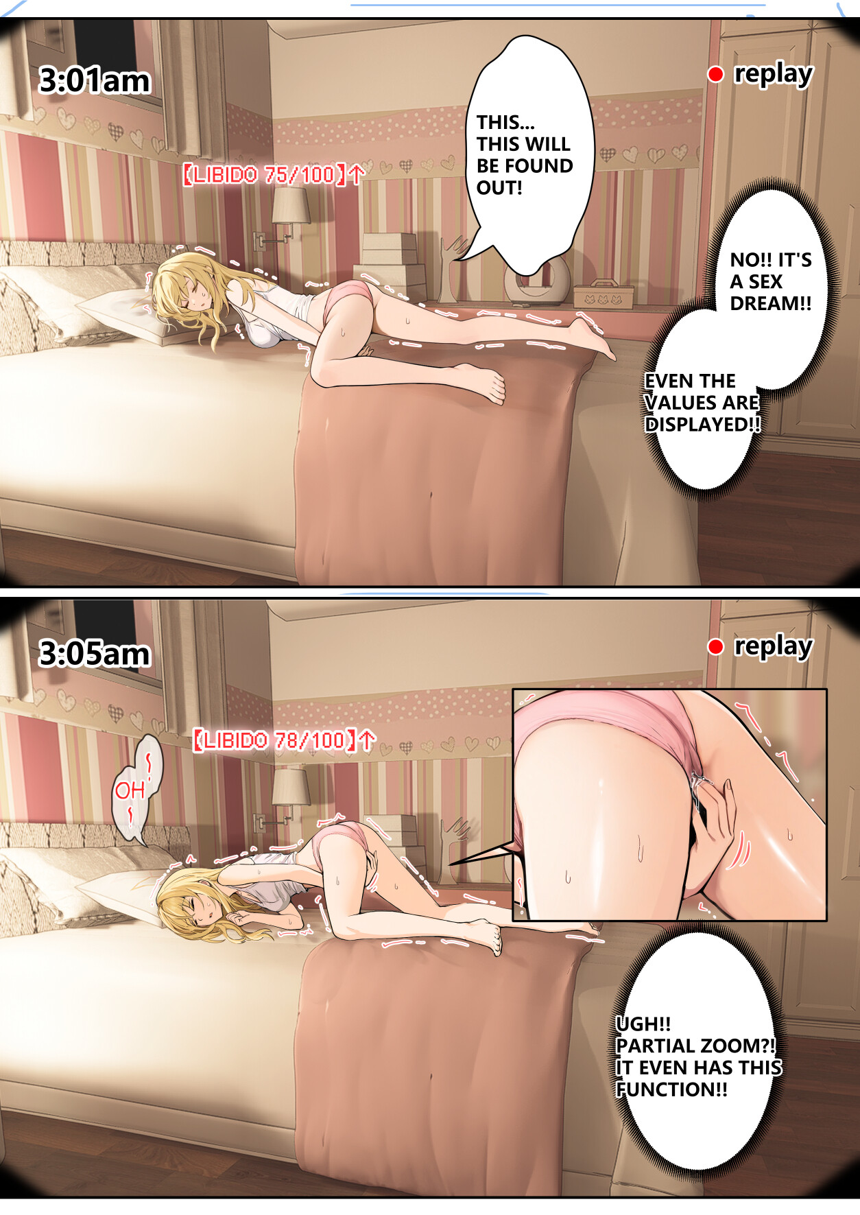 Hentai Manga Comic-My AR glasses can see various stats about my foster sister?!-Read-144